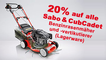 Permalink auf:Sabo und Cub Cadet Sale Permalink auf:Sabo und Cub Cadet Sale